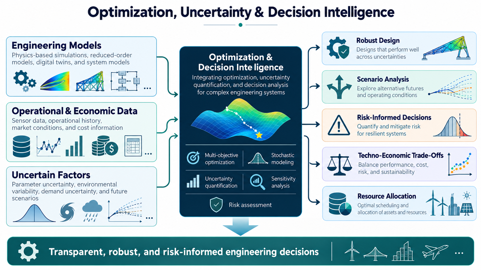 Optimization, Uncertainty & Decision Intelligence